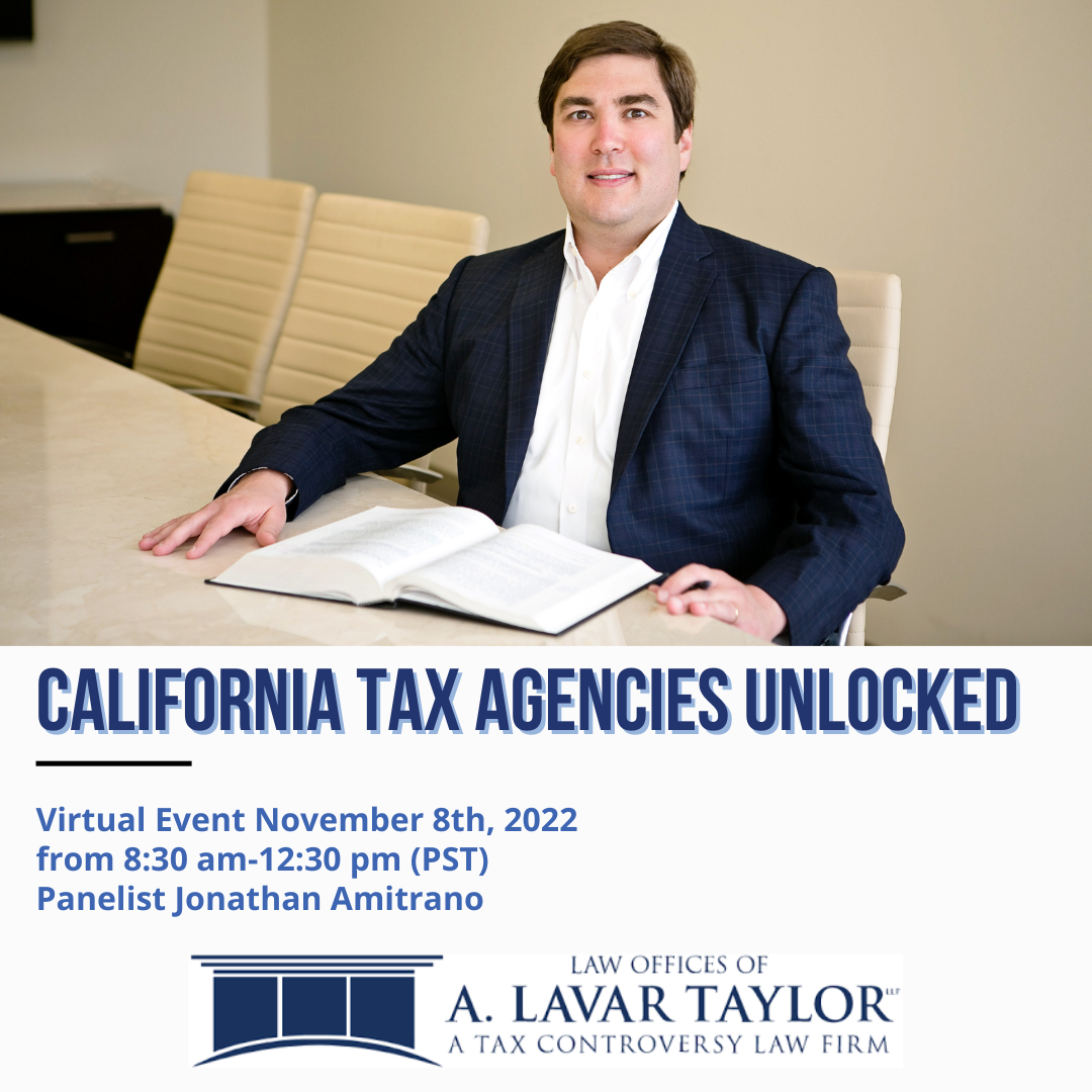 California Tax Agencies Unlocked