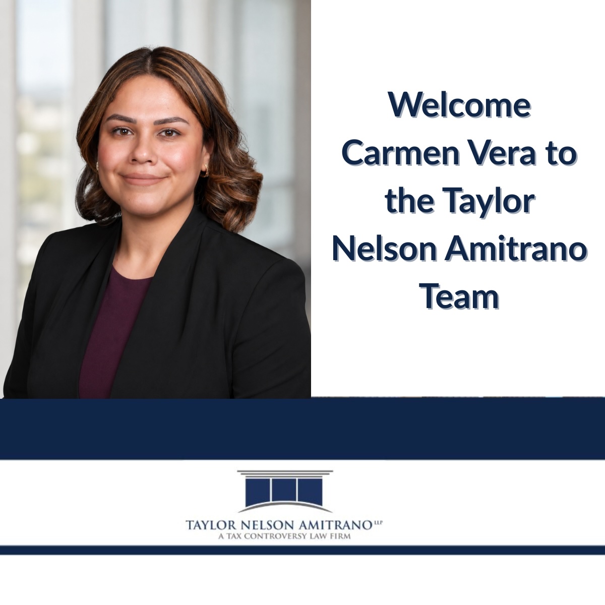 Taylor Nelson Amitrano Welcomes Attorney Carmen Vera