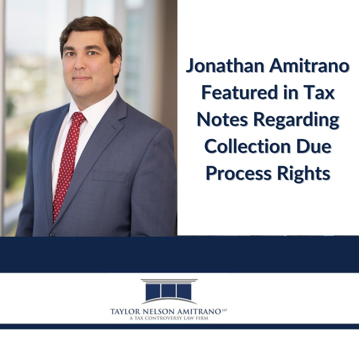 Jonathan Amitrano Published in TaxNotes This Week