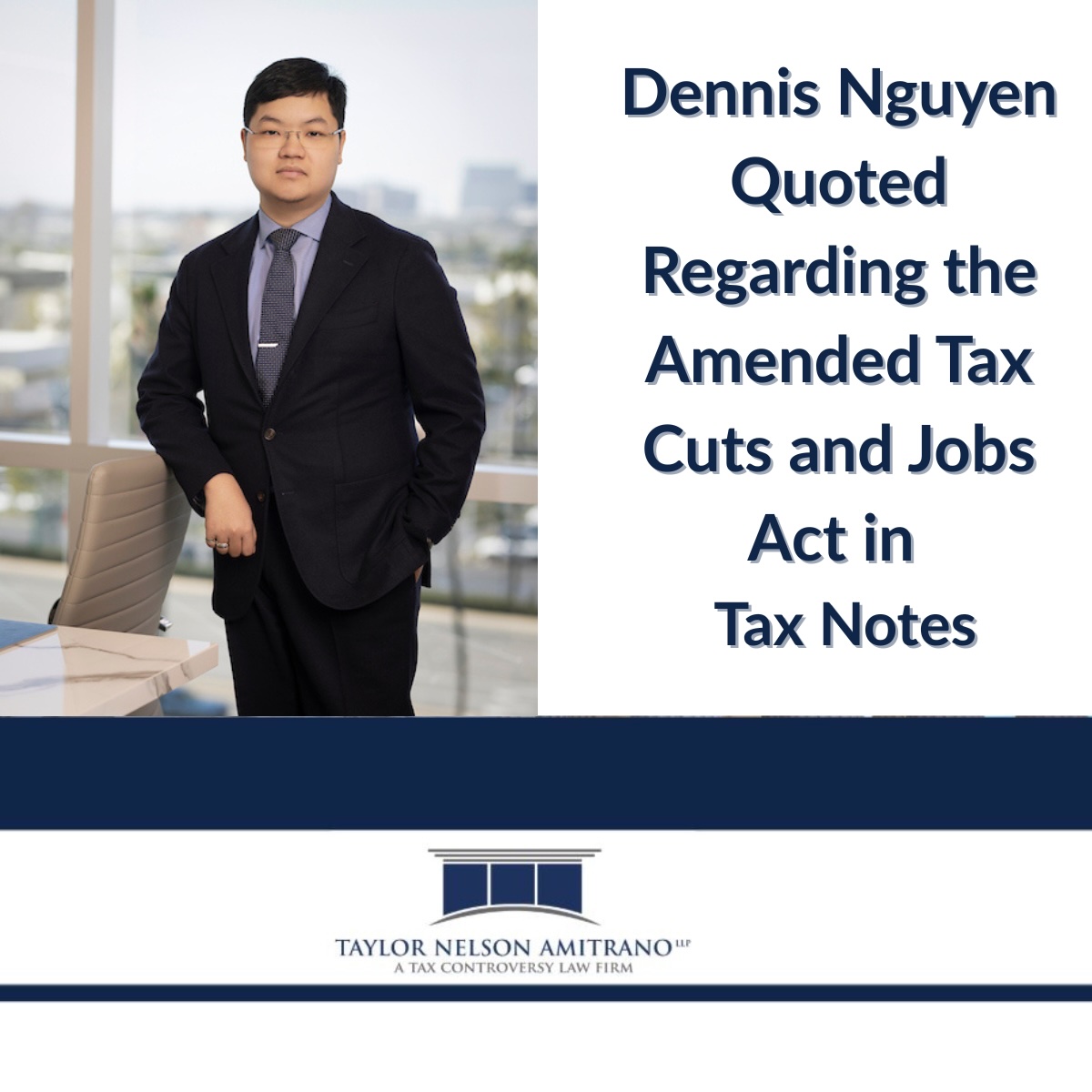 Dennis Nguyễn Quoted in Tax Notes Last Week Regarding Gambling Losses Legislation