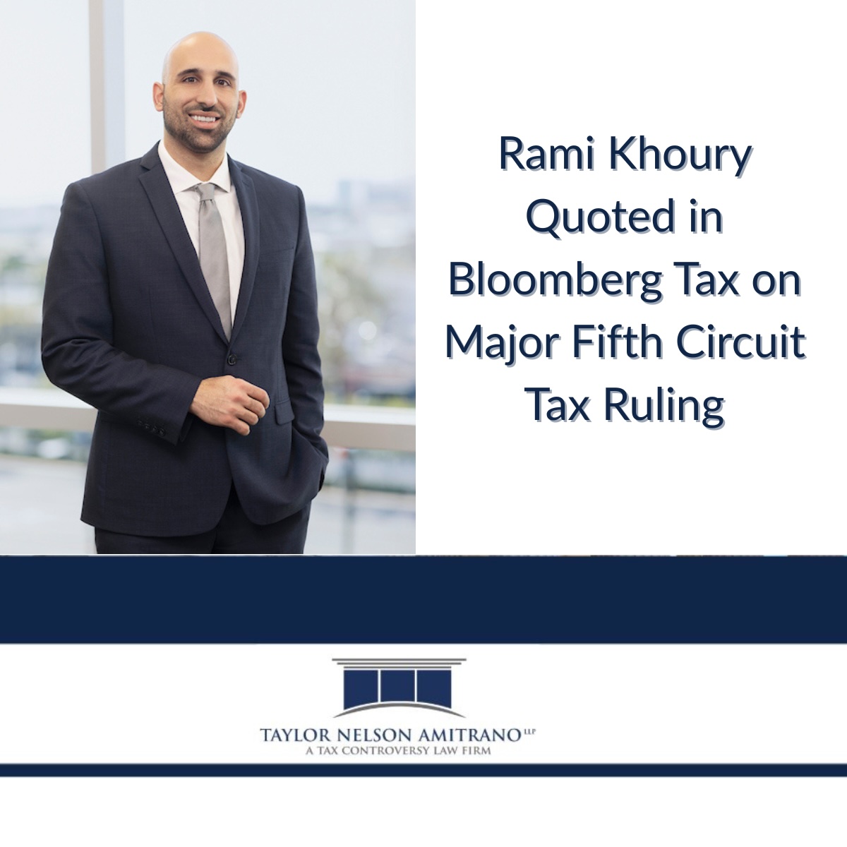 Rami Khoury Weighs In on Landmark Self-Employment Tax Decision in Bloomberg Tax