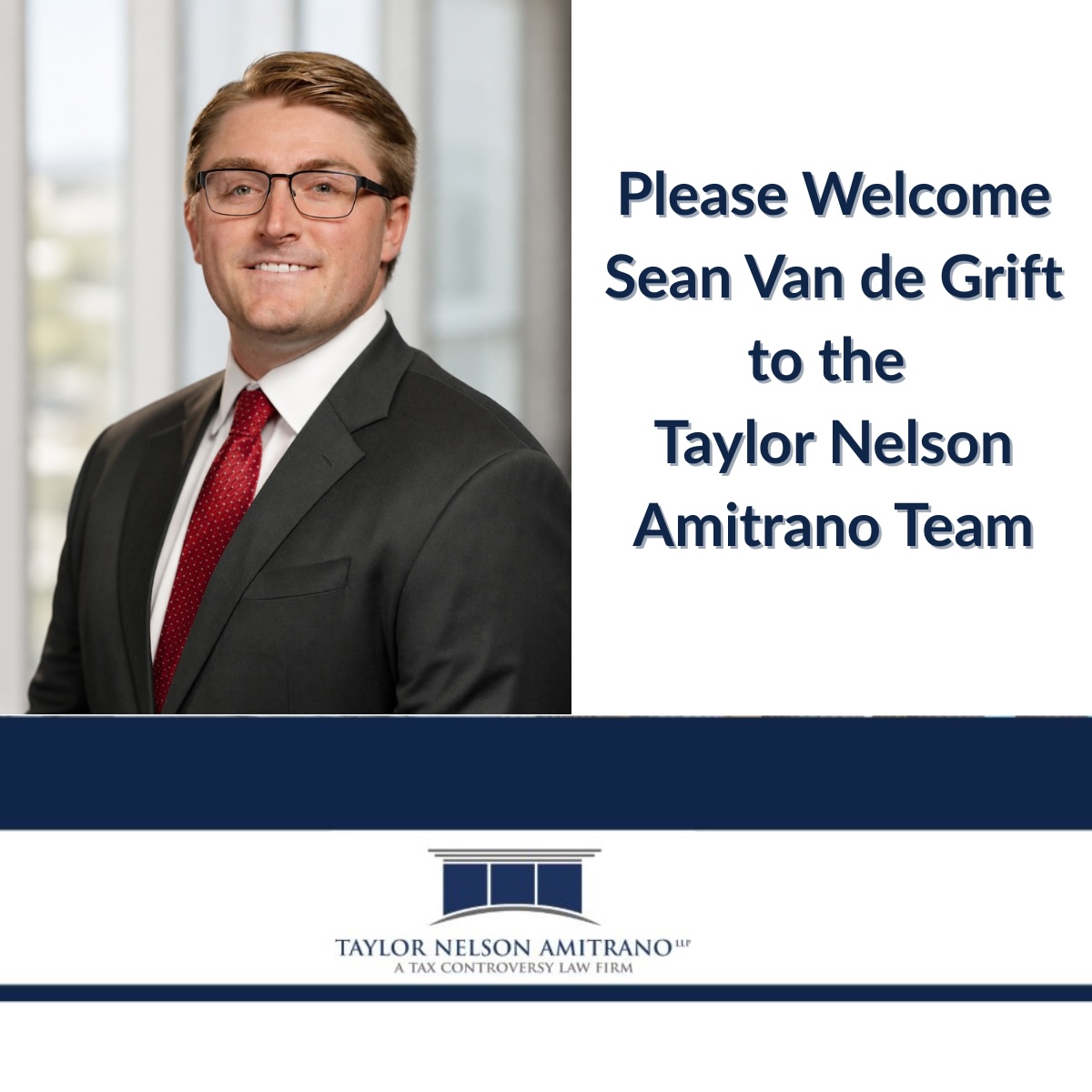 Please Join Us in Welcoming Our Newest Associate Attorney Sean Van de Grift
